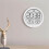 MultiFunction Digital Clock With Temperature Humidity Display WallMounted/Desktop Clock 12/24 Hour Format White 5