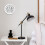 MultiFunction Digital Clock With Temperature Humidity Display WallMounted/Desktop Clock 12/24 Hour Format White 4