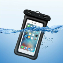 Waterproof Floating Pouch Case, Underwater Dry Bag Touchscreen Compatible with iPhone 11/11 Pro Max/Xs Max/XR/X/8/8P, Galaxy up to 6.8"