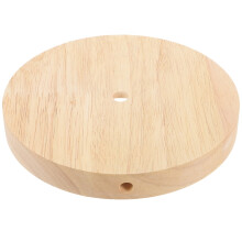 Base de substituição para candeeiro de mesa Mizh, base redonda de madeira para candeeiro de mesa, base de madeira para candeeiro faça você mesmo.