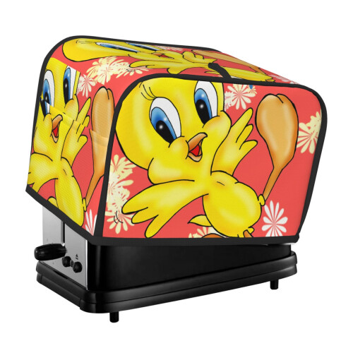 Κάλυμμα για τοστιέρα Tweety Bird για 2 φέτες, κάλυμμα για σκόνη ψωμιού και προστασία