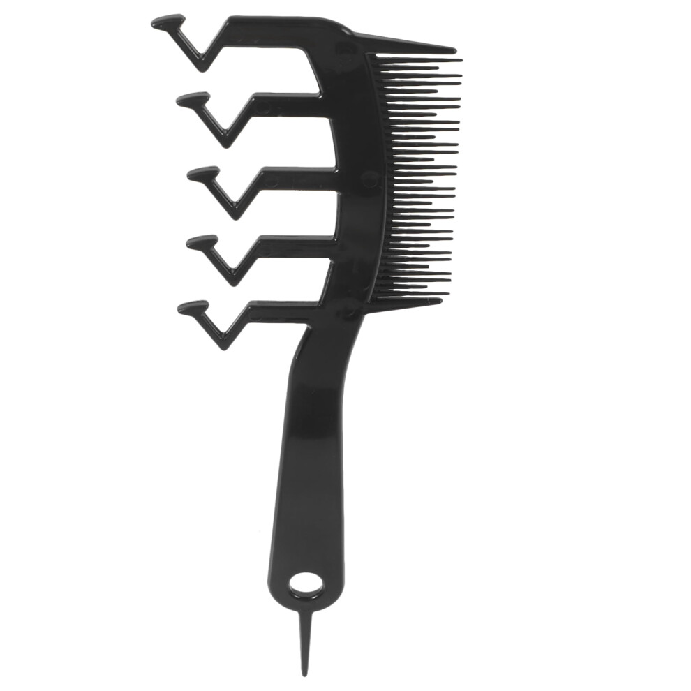 Eease Hair Slit Comb Z Shape Wide Tooth Comb Salon Hair Styling Tool Barbershop Hair Comb