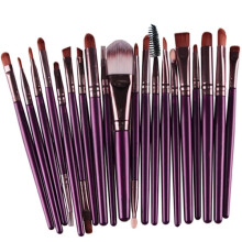 Set de brochas de maquillaje KABUKI con 20 brochas - ORIGINAL - Morado/Rosa