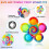 4er-Pack Pop It Fidget Toys Spinner für Kinder 3