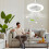 Kcavykas 10.2'' LED Enclosed Bladeless Ceiling Fan with Remote Control 6