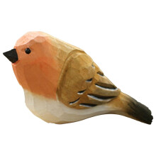 Sonderangebot! Ynlkorvg Vogelskulptur – Kleine handgefertigte Holzvogelstatue, kunstvoll geschnitzt, Dekoration, Miniaturtier, Wohnaccessoire