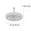 Kcavykas 10.2'' LED Enclosed Bladeless Ceiling Fan with Remote Control 3