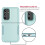 Capa compatível com Samsung Galaxy S24, resistente a impactos, 2 em 1, com proteção reforçada para Galaxy S24 2024 de 6,2 polegadas - Verde menta 6