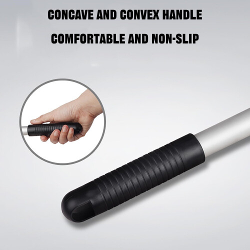 Windshield Cleaner Tool with Extendable Handle, Premium Microfiber & Chenille Pads for Streak-Free Cleaning 2