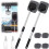 Windshield Cleaner Tool with Extendable Handle, Premium Microfiber & Chenille Pads for Streak-Free Cleaning 4