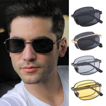 Ochelari de soare polarizați pliabili, ochelari de soare fotocromatici pătrați, ochelari de soare pentru șoferi C2
