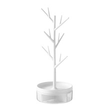 Organisateur de boucles d'oreilles Gardenne en forme d'arbre, porte-bijoux avec présentoir porte-clés, plateau multi-supports pour boucles