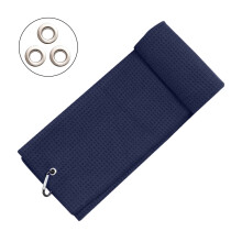 Microfiber Golf Towel with Carabiner Clip Waffle Pattern Super Soft Absorbent Golf Club Ball Cleaning Wipe Cloth Golf Accessories
