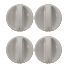 Boutons de minuterie universels blancs (4 pièces) - Pièces de rechange