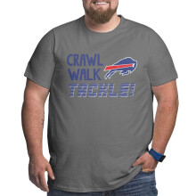 Bills Men Big and Tall Sports Short Football Team Logo Sleeve for Baseball Fans Gifts T_Shirt