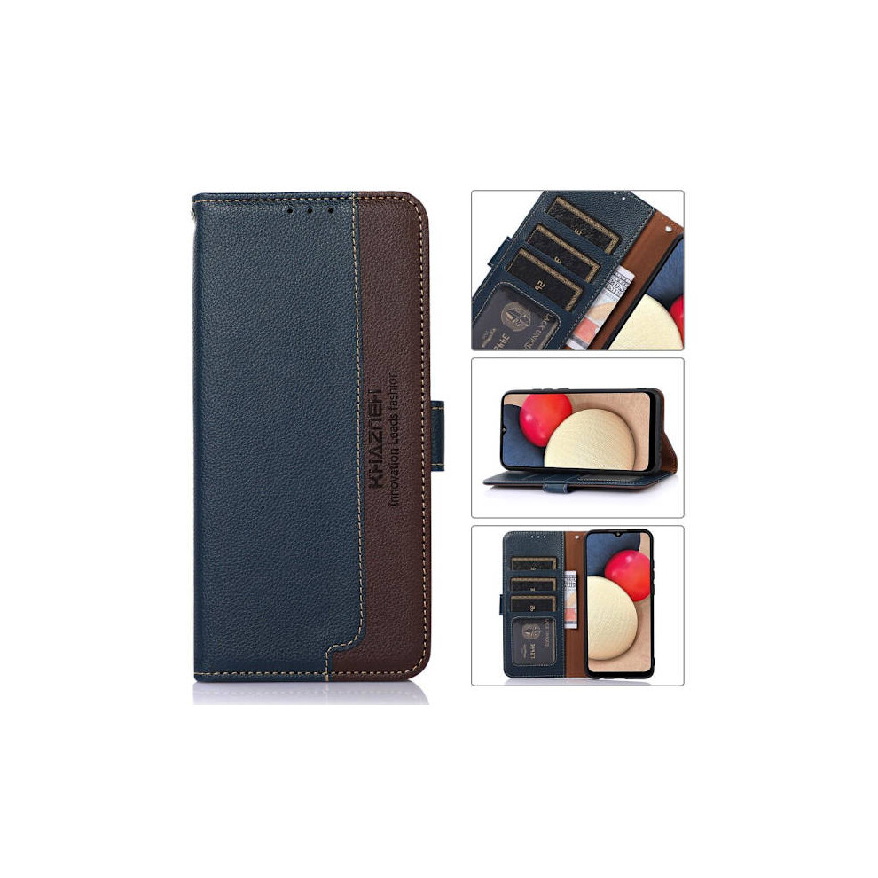 Khazneh Compatible With Sony Xperia 5 Iii Wallet Case Blue 9048212984689