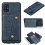 Compatible with Samsung Galaxy A51 - Stylish Case with Card Slots Grey 2
