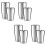 Σετ 4x Premium Cocktail Shaker Σετ Pro Boston Shaker Χωρίς βάρος, κατασκευασμένο από ανοξείδωτο 1