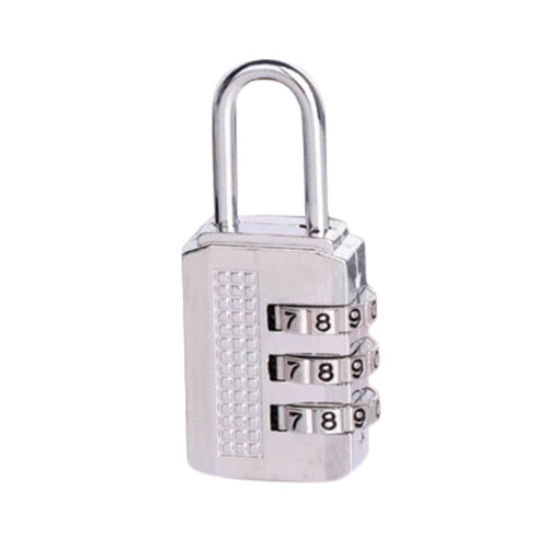 3 Digit Combination Password Lock Zinc Alloy Security Lock Suitcase Luggage Coded Lock Cabinet Locker Padlock