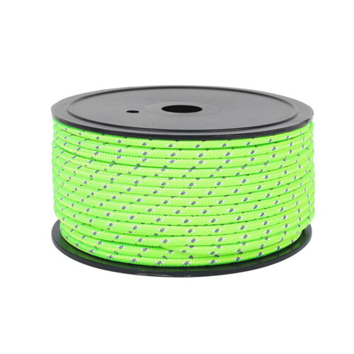 Outdoor Tent Ropes Roll Reflective Ropes Canopy Windproof Ropes Fixed Ropes Binding Ropes Bold Reinforcement,Green