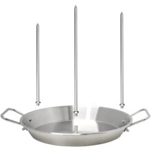 Stainless steel grill rack, vertical spit for grilling - XF28 -