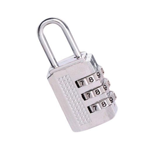 3 Digit Combination Password Lock Zinc Alloy Security Lock Suitcase Luggage Coded Lock Cabinet Locker Padlock 1