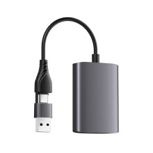 Type-C USB 3.0 til dobbeltkompatibel 1080P 60Hz HD-konverter til samtidig visning af skærme på to skærme
