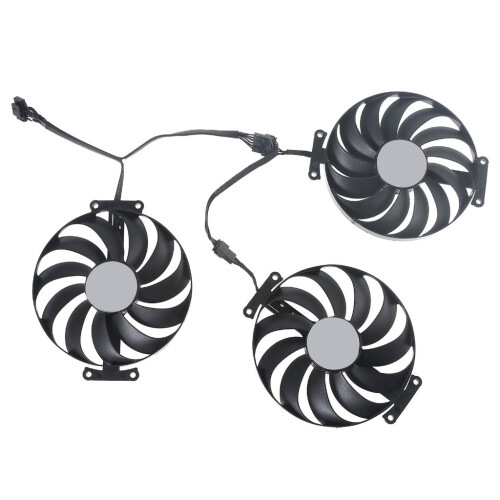 Ανεμιστήρες κάρτας γραφικών GPU 95MM7Pins CF1010U12S Ανεμιστήρας ROG STRIX RTX3060 3070 3080Ti Ψυγείο