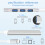 Μίνι βάση επέκτασης hub, διαχωριστής USB3.0HUB, βάση επέκτασης USB ενός προς τέσσερις 2