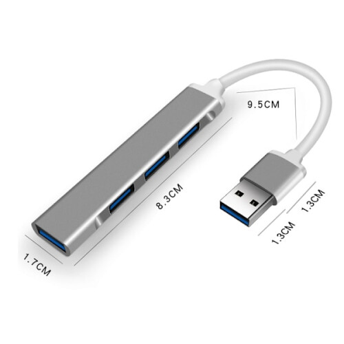 Μίνι βάση επέκτασης hub, διαχωριστής USB3.0HUB, βάση επέκτασης USB ενός προς τέσσερις
