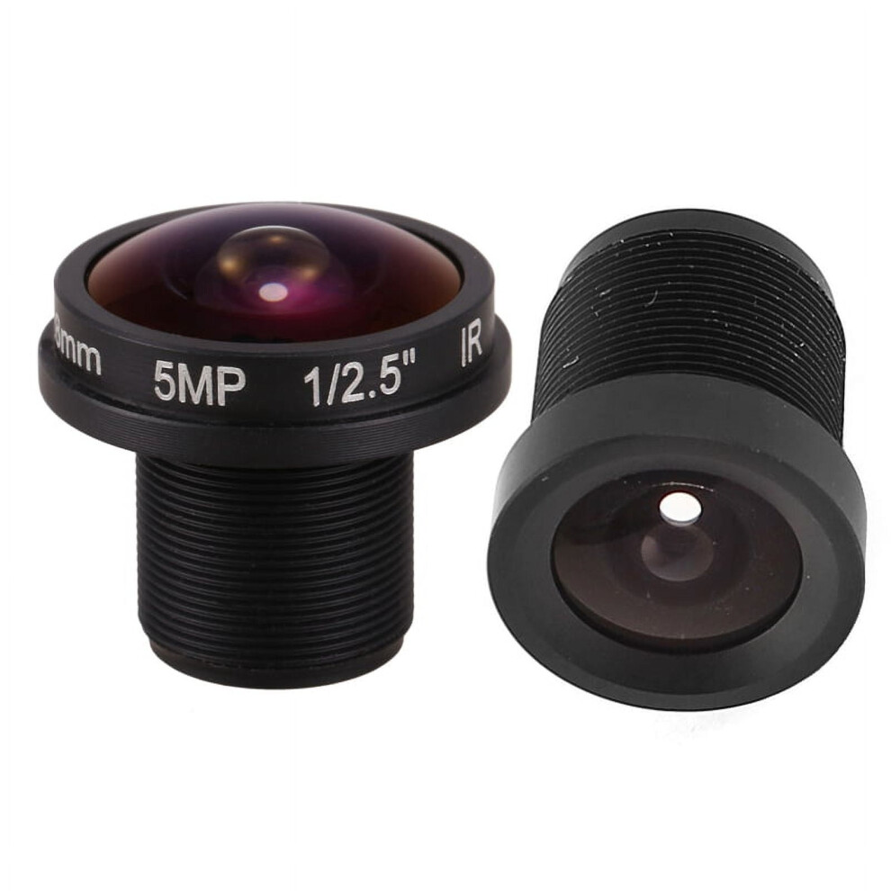 2 Pcs Cctv Lenses: M12 Thread 3.6Mm F2.0 Ir Lens & Hd 5Mp 1.8Mm F2.0 180 Lens For Video Surveillance 9191629608317