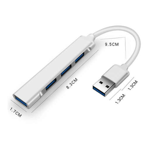 Μίνι βάση επέκτασης hub, διαχωριστής USB3.0HUB, βάση επέκτασης USB ενός προς τέσσερις 2
