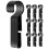 Eease10pcs Helmet Light Clips Headlamp Hook Hard Hat Light Clip Safety Cap 1