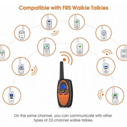Αμφίδρομα ραδιόφωνα για ενήλικες, FRS Walkie Talkie μεγάλης εμβέλειας με ακύρωση 1