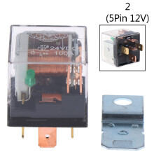 1 stuk waterdicht autorelais 12V/24V 100A 4-pins/5-pins SPDT-besturing autorelais