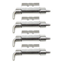 4 bisagras de acero inoxidable, prácticas y multiusos para puertas de armarios Gemel