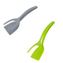 2w1Grip i Flip Szpatułka Szczypce Jajka Naleśniki Ryba Francuski Omlet Do Gotowania w Kuchni Domowej *2 SZT