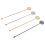 Uadme Cocktail Drink Swizzle Stick - 4 τεμάχια από ανοξείδωτο ατσάλι για κοκτέιλ, αναδευτήρες 3