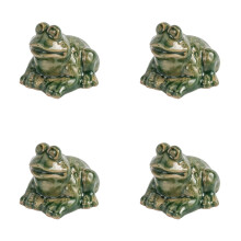 Toiletdecoratie Decoratieve toiletbrilhoezen van hars met schattige schildpadjes, eenvoudige installatie *4 stuks