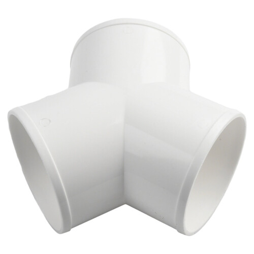 Conector divisor em Y de 4 polegadas para duto de ventilação de exaustor, tubo de ventilação em formato de Y de 100 mm 1