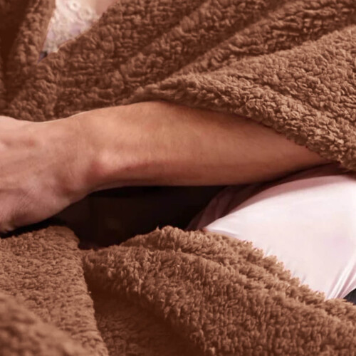 Κουβέρτα φανέλας Cairmei 50cmx70cm Θερμομονωτική κουβέρτα από βαμβακερό φανελένιο 2