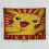 Ταπετσαρίες μόδας Pikachu, σαλόνι, διακόσμηση υπνοδωματίου, ταπετσαρία, κρεμαστό 2