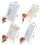 Τσάντες αποθήκευσης Hesroicy100Pcs, φορητές και πολυλειτουργικές, συμβατές με εργαλεία 5