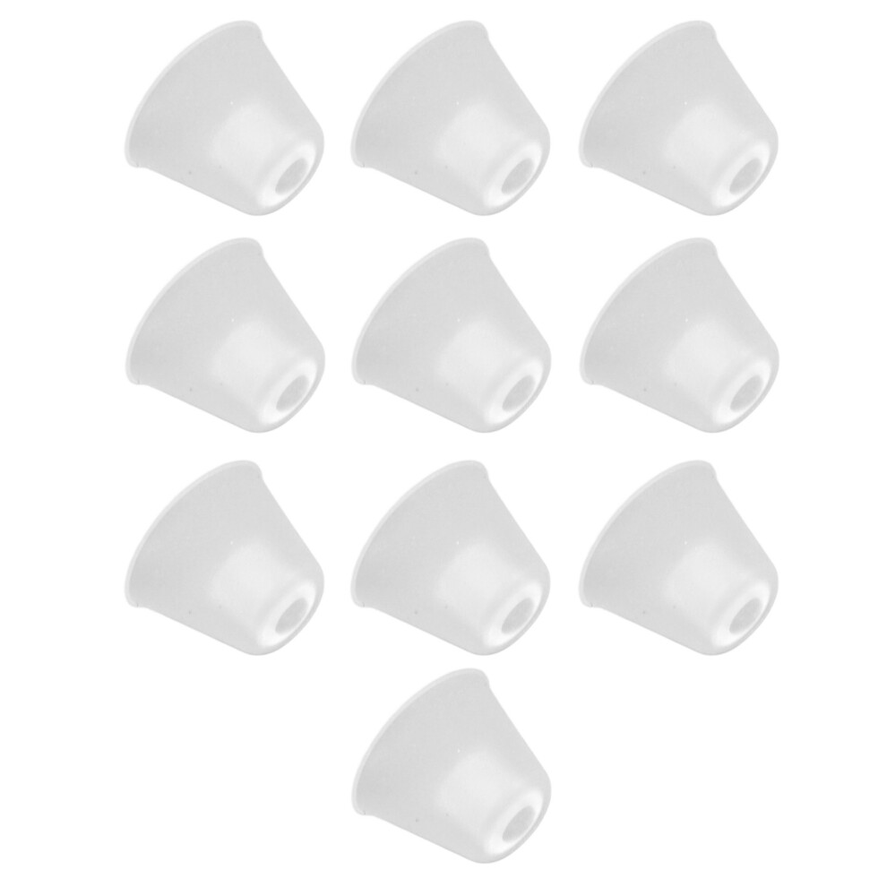 10pcs Silicone Cone Replacement Earbud Tips for Hearing Amplifier L