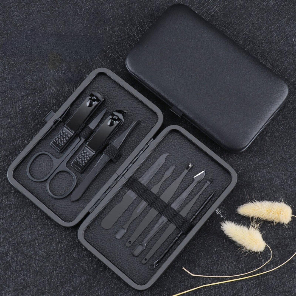 Nail Clipper Set Stainless Steel Manicure Pedicure Kit for Precise Nail Trimming, 10Pcs
