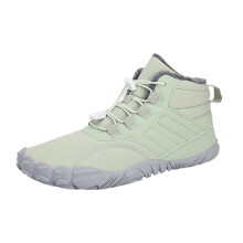 Waterproof Winter Snow Boots with NonSlip Soles and Warm Lining for Men and Women Green 6.5