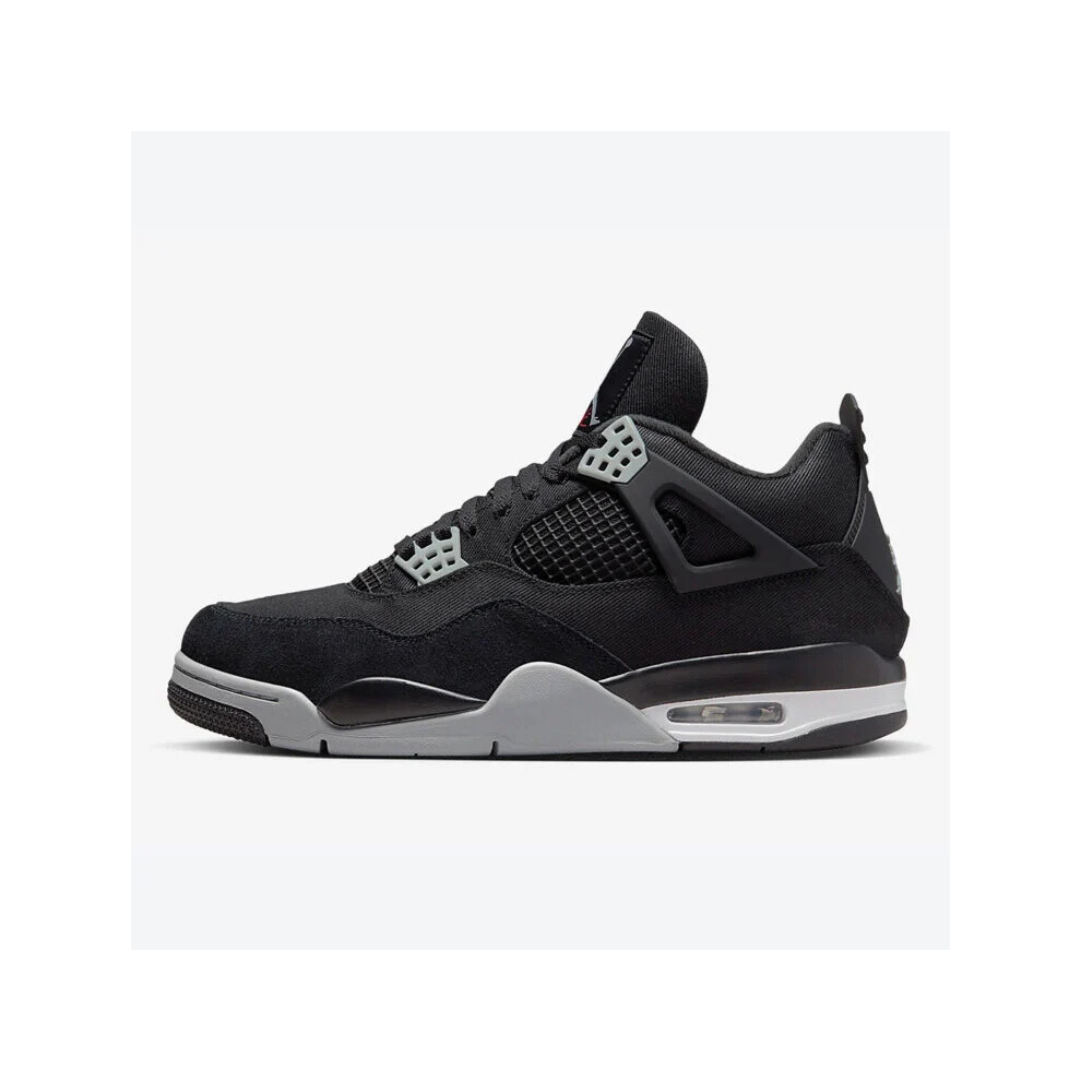 (UK11/EUR46) Air Jordan 4 Retro SE Black Canvas Men's AJ4