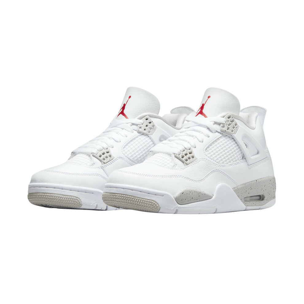 (UK6/EUR39) Air jordan 4 retro white oreo Womens Men's Adult Kids AJ4