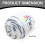 Uanit Ombre Yarn2Pack, Νήμα από Βαμβάκι με Πολύχρωμες Διαφοροποιήσεις σε Χρώματα Ουράνιου 6