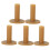 5-delige set golfaccessoires: tees, blush en lipgloss. 4